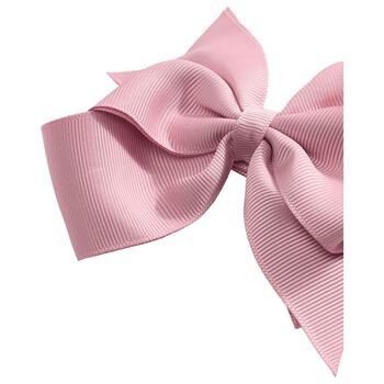 Girls Pink Bow Hairclip, 3 Girls Pink Bow Hairclip