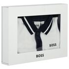 افرول اولاد بالشعار باللون الابيض والكحلى , 1, hi-res