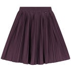 Girls Purple Pleated Skirt, 1, hi-res