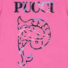 فستان بنات بالشعار باللون الوردي, 1, hi-res