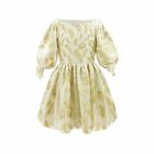 Girls Ivory & Gold Special Occasion Dress, 1, hi-res
