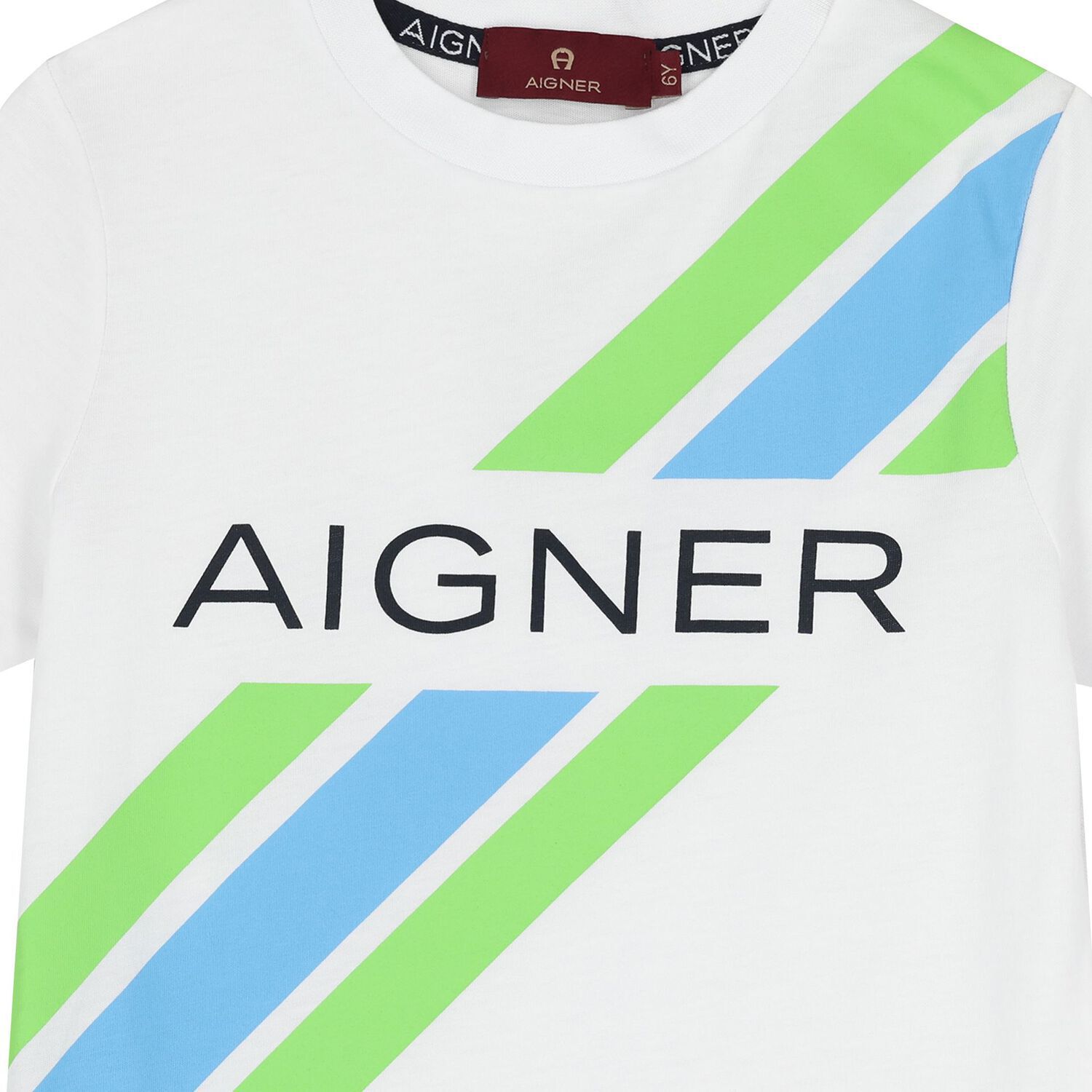 Boys White Logo T-Shirt, 1, hi-res