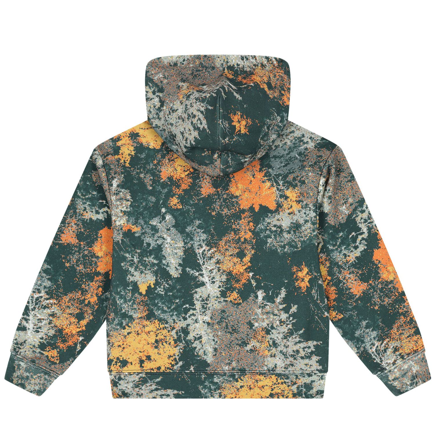 Boys Green Logo Hooded Top, 1, hi-res image number null