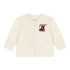 Ivory Teddy Bear Logo Baby Tracksuit Set, 1, hi-res