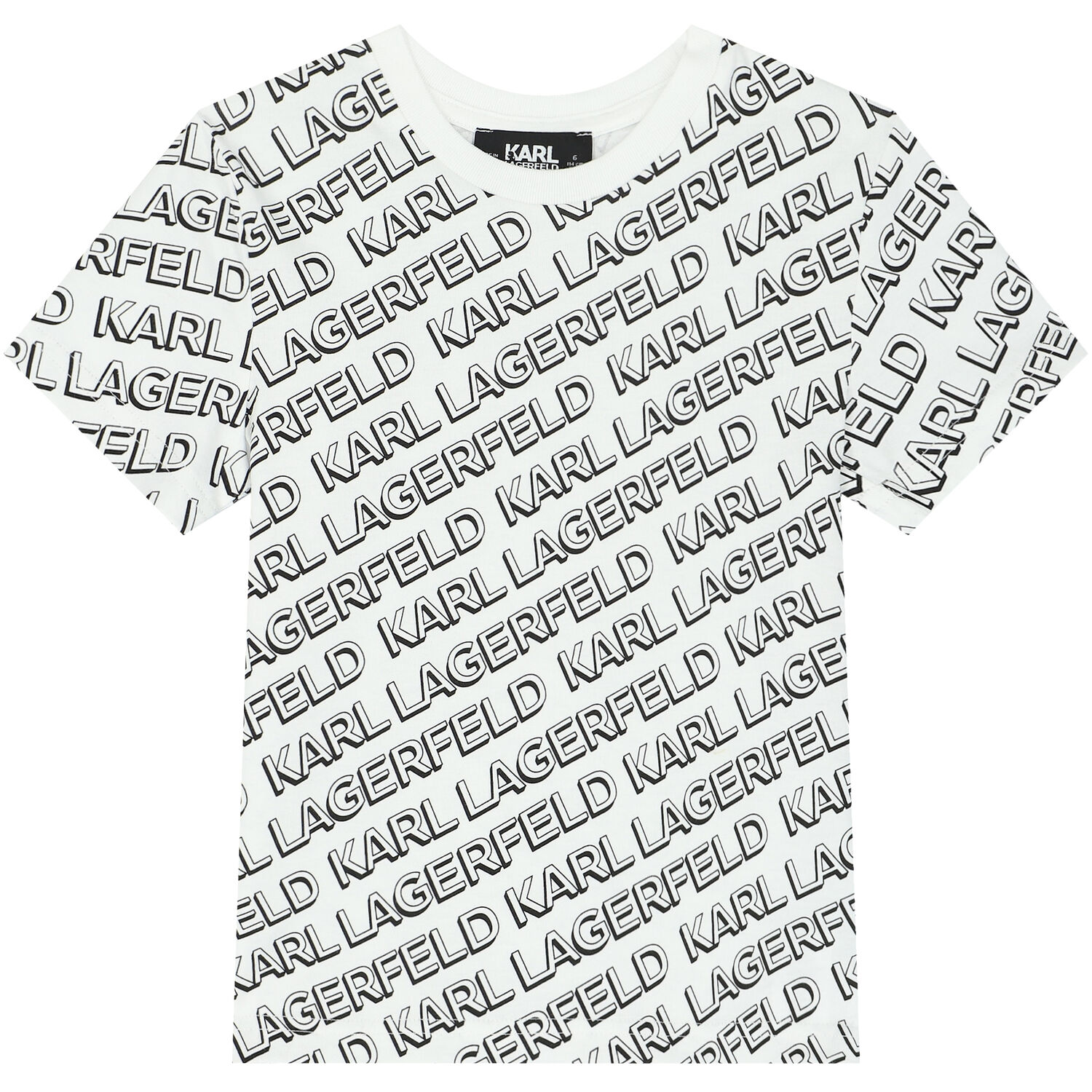 Boys White Logo T-Shirt, 1, hi-res image number null