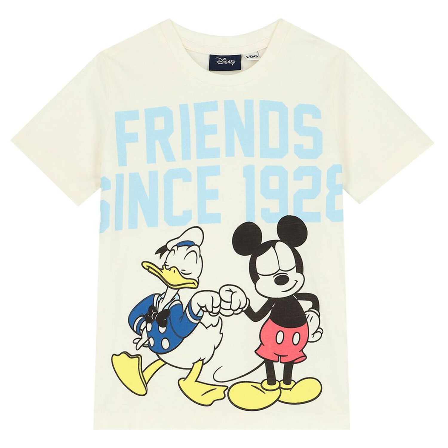 طقم شورت أولاد باللون العاجى والبرتقالى, 1, hi-res