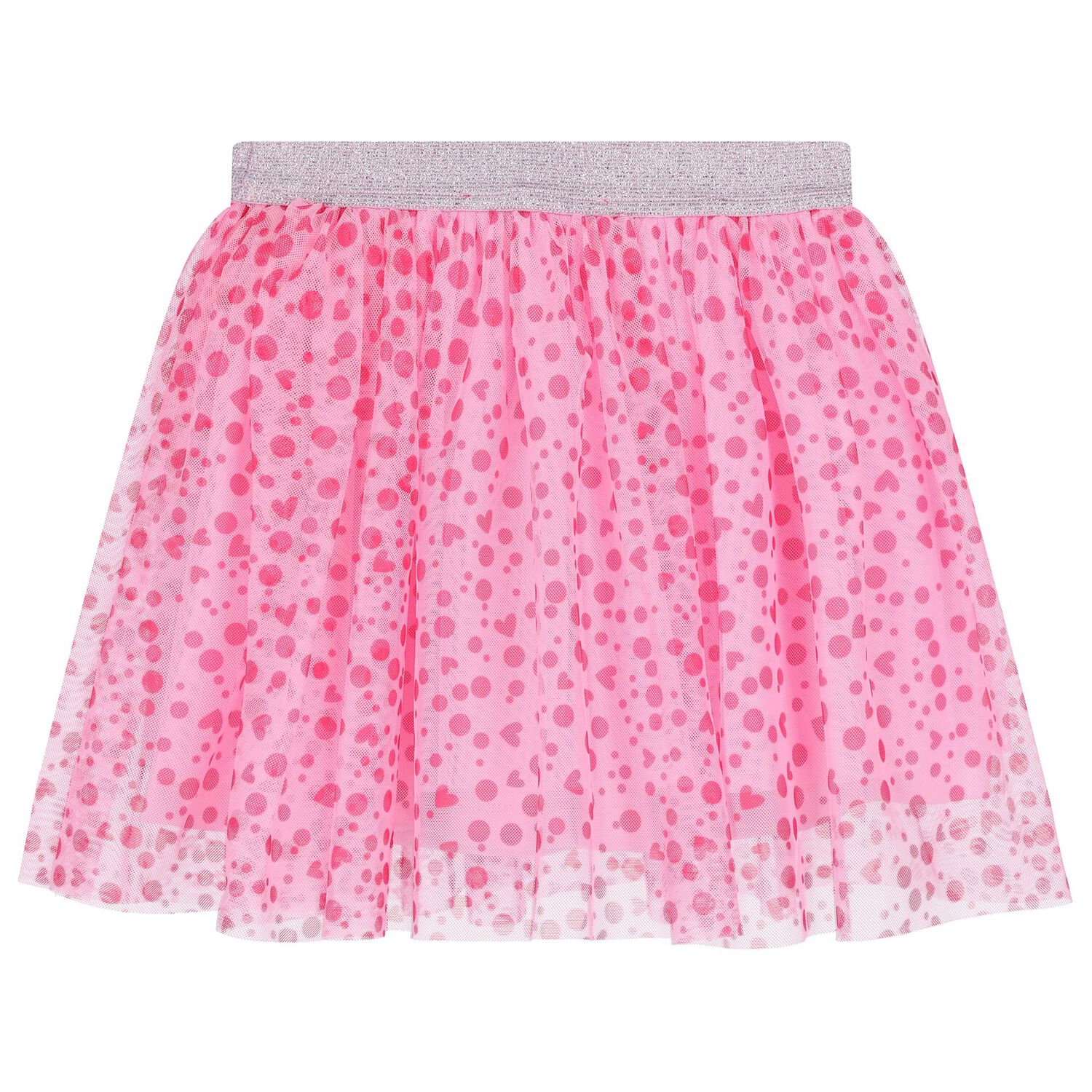Girls Pink Tulle Skirt, 1, hi-res