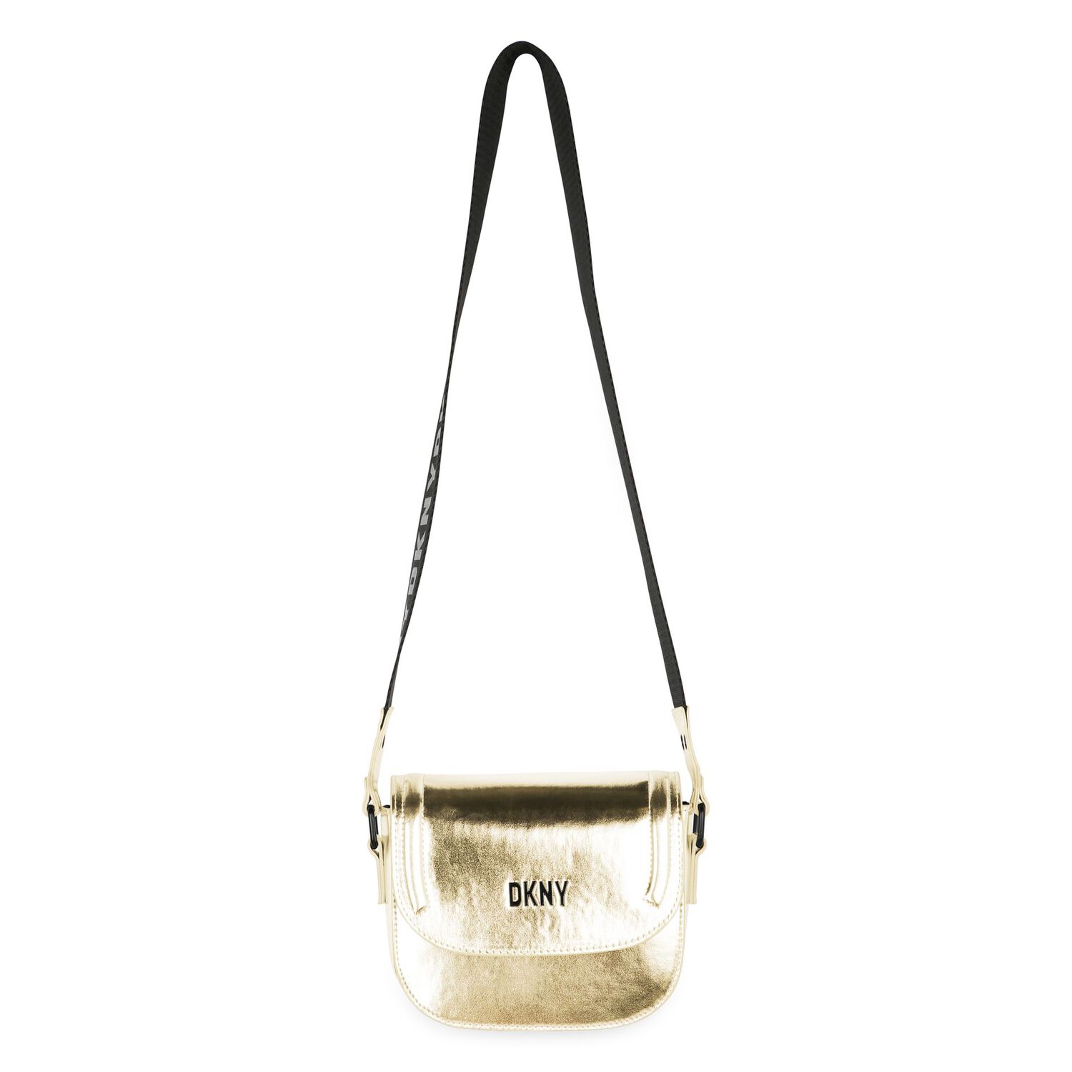 Girls Gold Logo Handbag, 2, hi-res