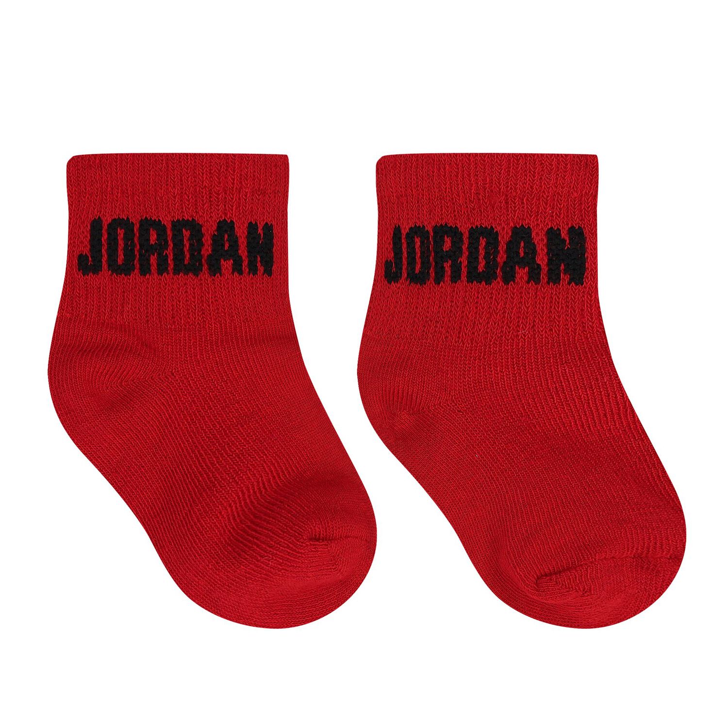 Red, Black & White Jordan Logo Baby Socks ( 6-Pack ), 1, hi-res image number null