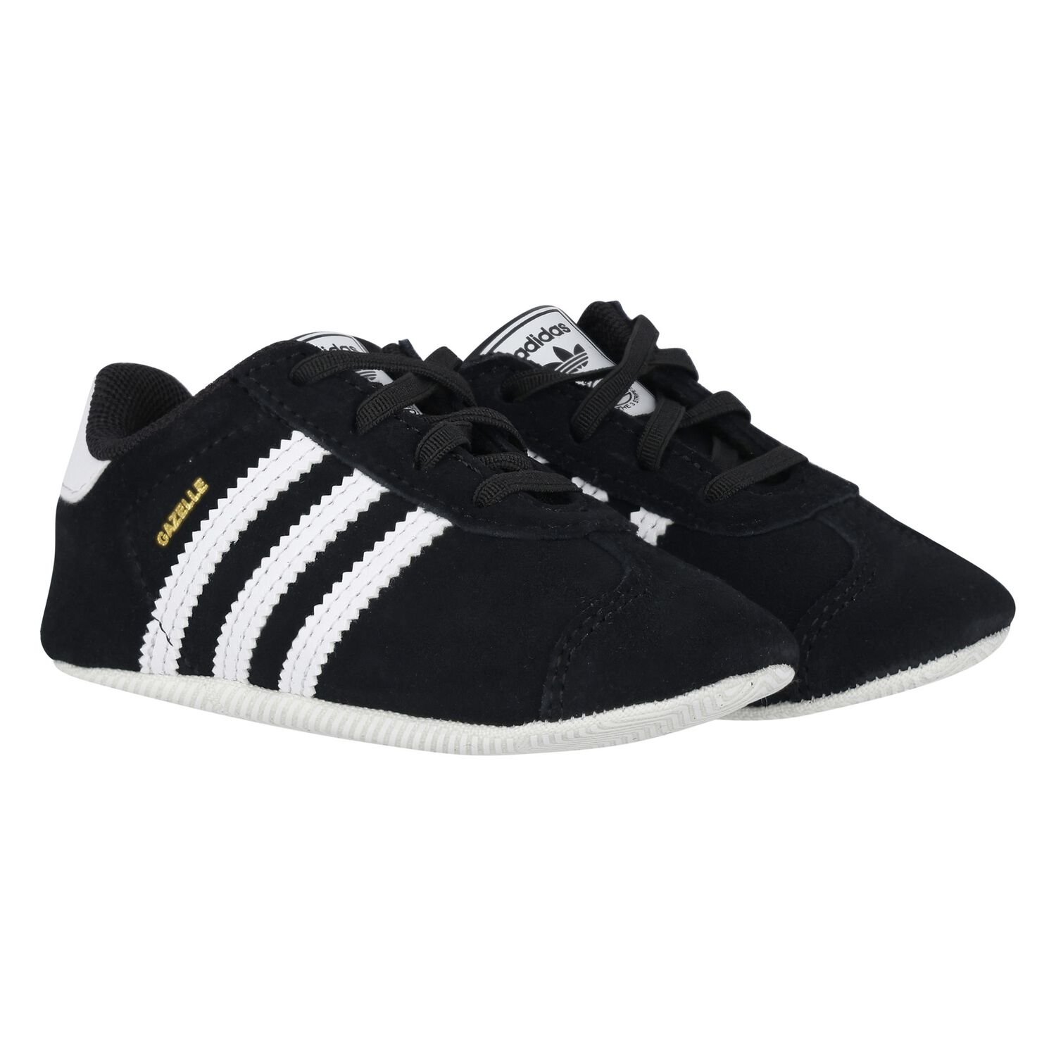 Black Gazelle Pre Walker Shoes, 1, hi-res