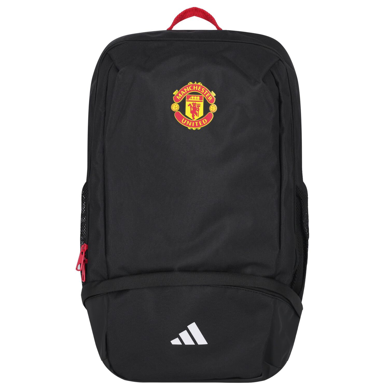 Black & Red Manchester Logo Backpack, 1, hi-res