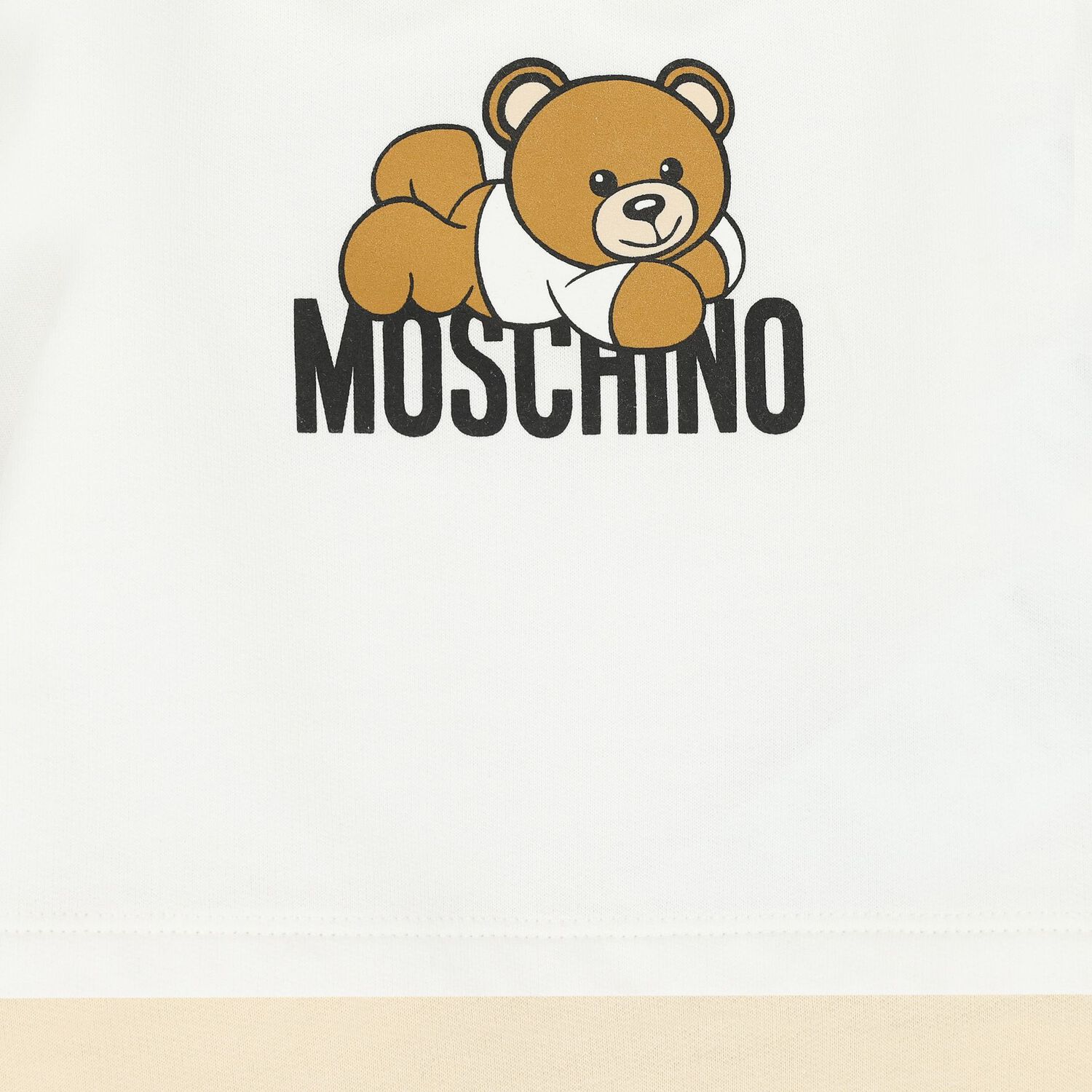 أفرول بشعار تيدي باللون الأبيض والبيج, 1, hi-res