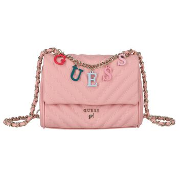 Girls Pink Logo Handbag