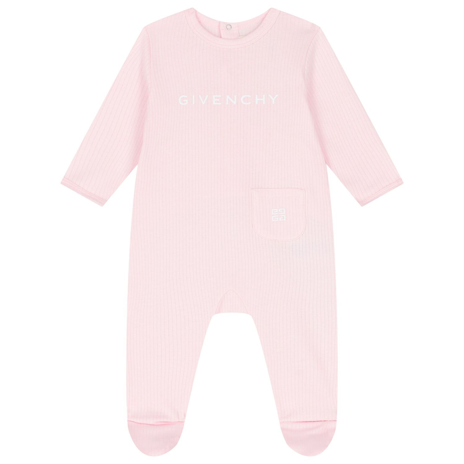 Baby Girls Pink Logo Babygrow Gift Set, 2, hi-res image number null