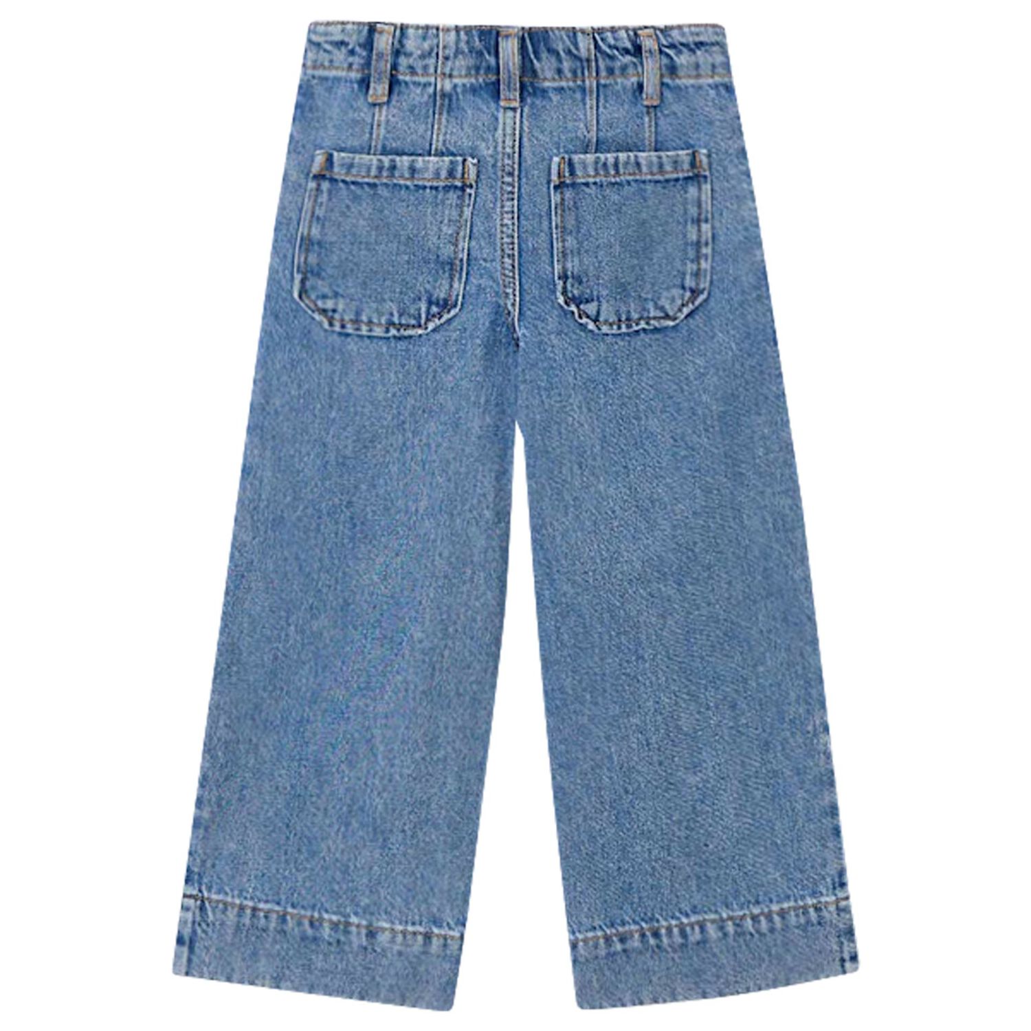 Girls Blue Denim Jeans, 1, hi-res