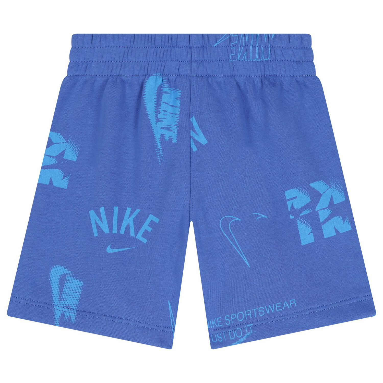 Boys Blue Logo Shorts Set, 3, hi-res