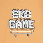 Boys White, Yellow & Beige Shorts Set, 4, hi-res