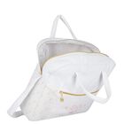 White Logo Baby Changing Bag, 1, hi-res
