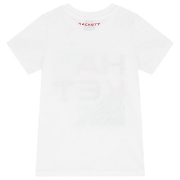 Boys White Logo T-Shirt