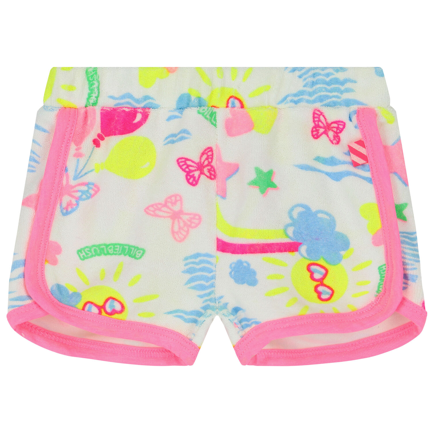 شورت باللون الأبيض للبنات, 1, hi-res