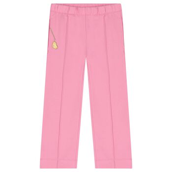 Girls Pink Logo Trousers