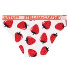 بيكيني باللون العاجي بطبعة الفراولة  للبنات, 1, hi-res