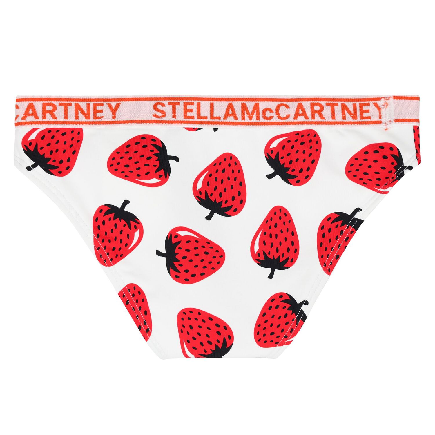 بيكيني باللون العاجي بطبعة الفراولة  للبنات, 1, hi-res image number null