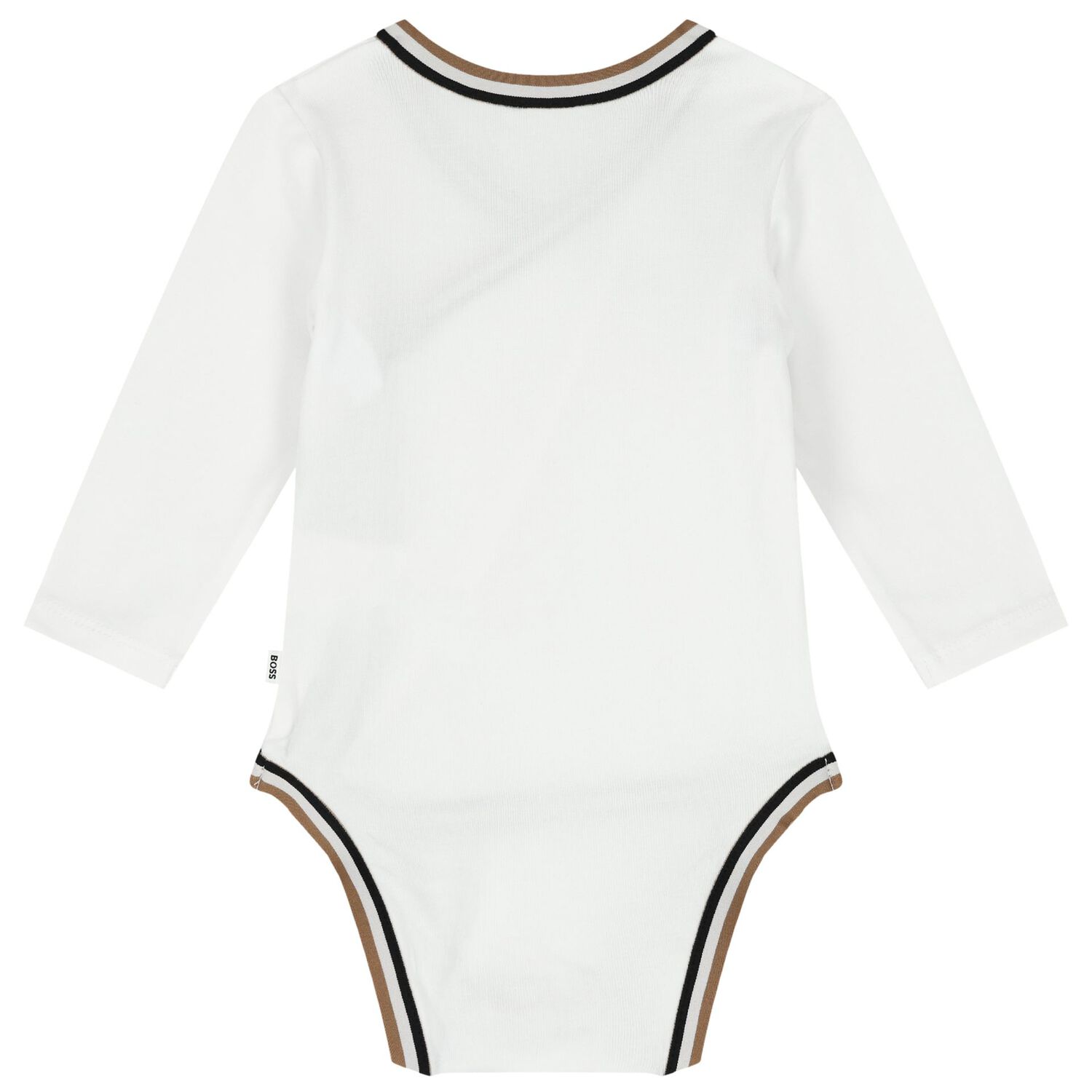 White Logo Babygrow Gift Set, 1, hi-res