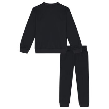 Black Logo Tracksuit
