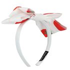 طوق شعر باللون الأبيض والأحمر, 2, hi-res