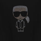 Girls Black Jumper Dress, 1, hi-res