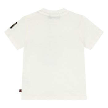 Younger Boys Ivory Logo T-Shirt