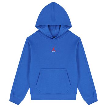Boys Blue Jordan Logo Hooded Top