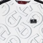 Boys White Logo T-Shirt, 1, hi-res