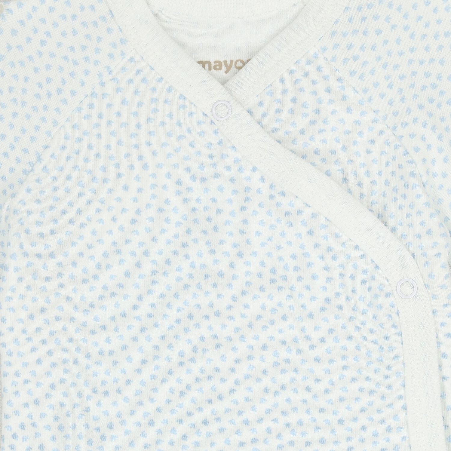 Baby Boys White & Blue Bodysuits ( 2-Pack ), 3, hi-res