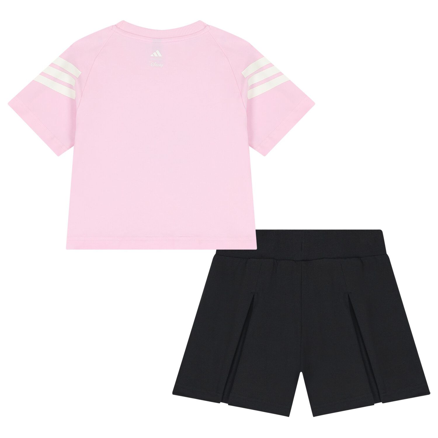 Girls Pink & Black Minnie Mouse Disney Shorts Set, 1, hi-res