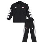 Boys Black Logo Marvel Tracksuit, 1, hi-res
