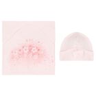 طقم بطانية زهرية باللون وردية للبنات, 1, hi-res