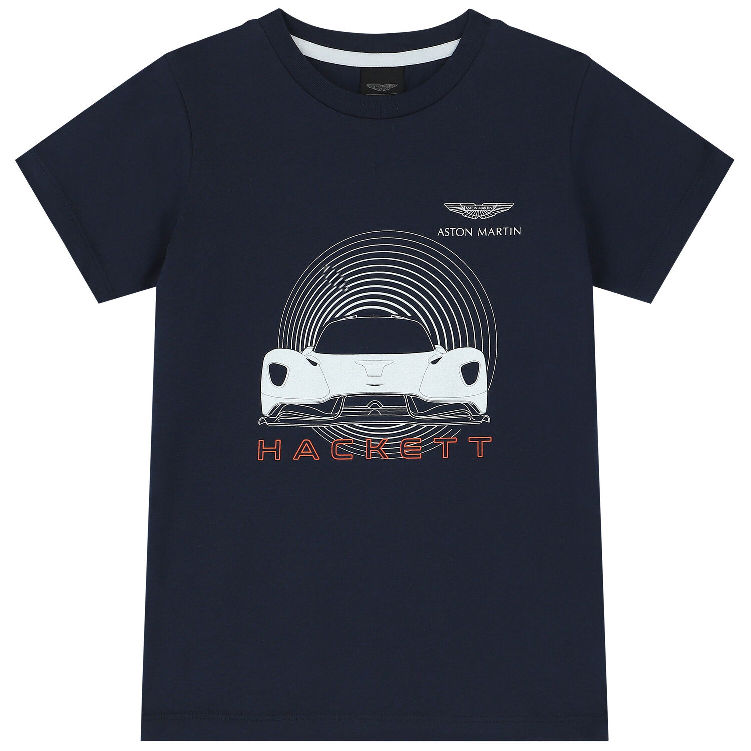 Boys Navy Blue Logo T-Shirt, 2, hi-res