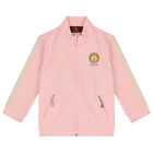 Younger Girls Pink & Gold Logo Tracksuit, 1, hi-res