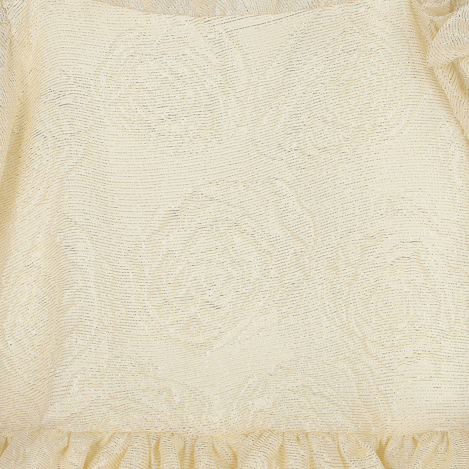 Girls Ivory & Gold Brocade Dress, 1, hi-res image number null