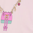 فستان بالشعار باللون الزهري, 1, hi-res