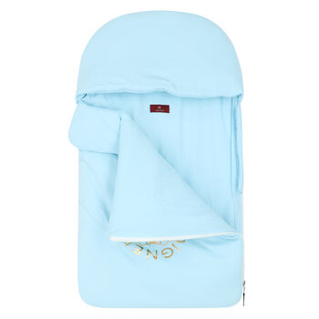 Blue & Gold Teddy Baby Nest