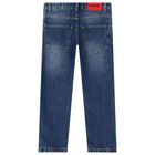 Boys Blue Denim Jeans, 1, hi-res