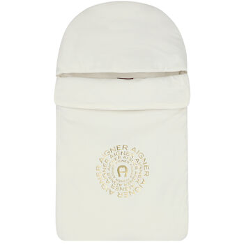 Ivory & Gold Logo Baby Nest
