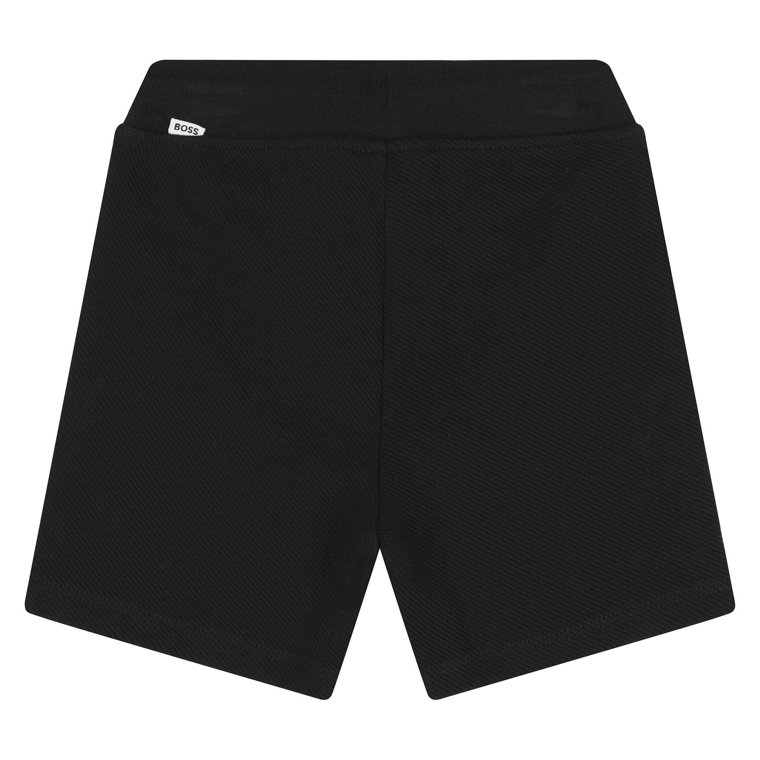  Younger Boys White & Black Logo Shorts Set, 1, hi-res