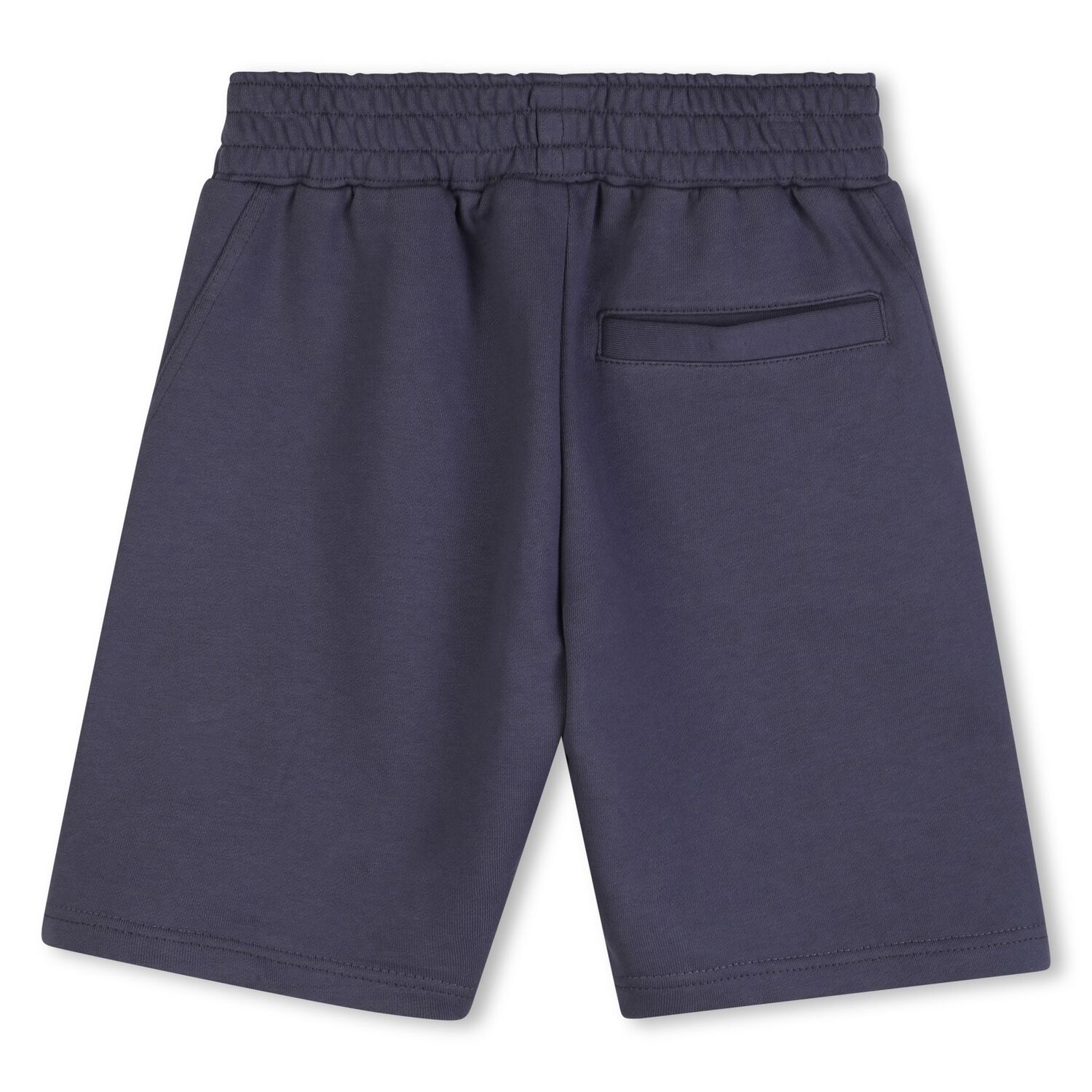 Boys Navy Blue Logo Shorts, 2, hi-res