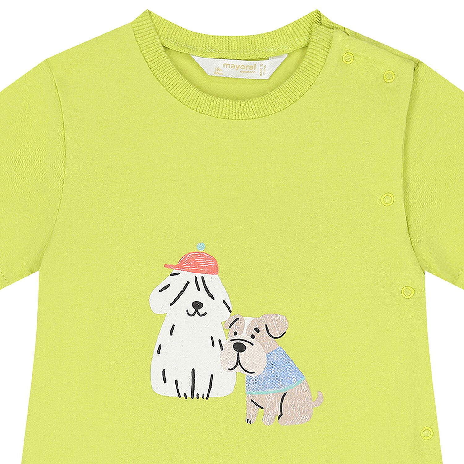 رومبير اطفال باللون الابيض والاخضر (3 قطع ), 1, hi-res