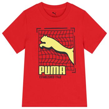 Boys Red Logo T-Shirt