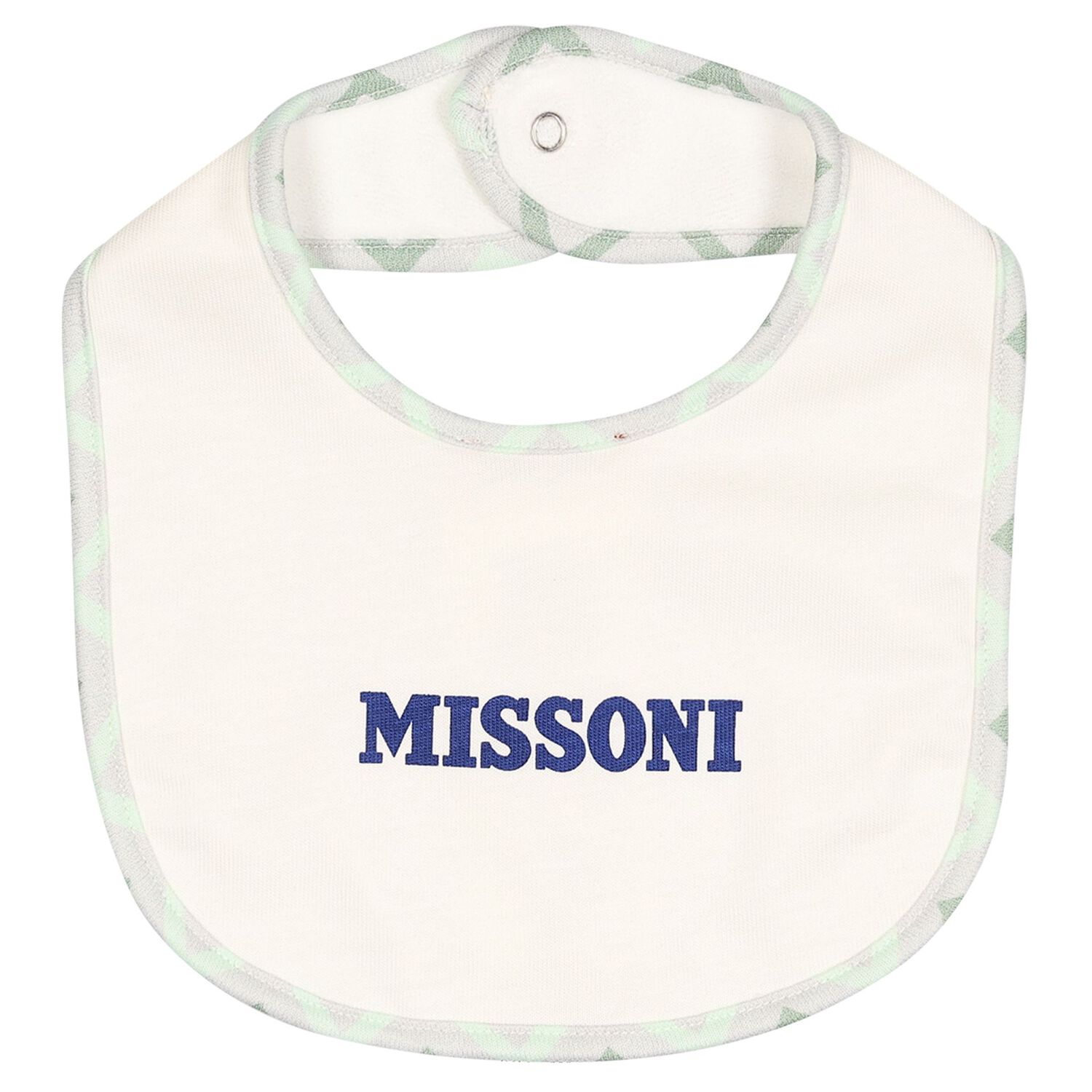 Ivory & Blue Logo Zig Zag Babygrow Gift Set, 1, hi-res